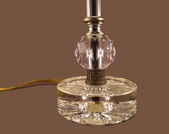 Vintage Candlestick Boudoir Lamp
