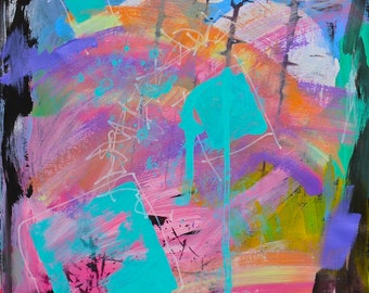 ORIGINAL Abstract Painting. Title: