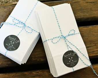 Mini Paper Bags - White Paper Bags - Paper Lunch Bags