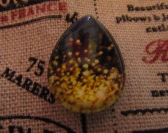 drop cabochon, cabochon glass, cabochon 25mmx18mm