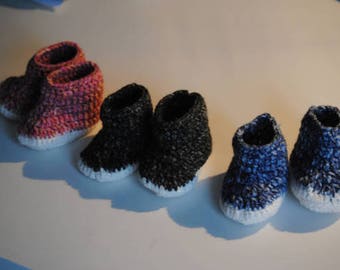 Two-tone slipper pattern