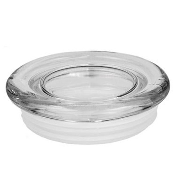 Glass Candle Lid Fits containers with 3 inch diameter