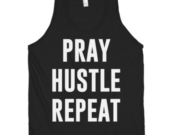 Pray hustle repeat | Etsy