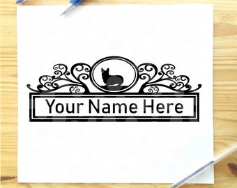 Mailbox frame SVG, mailbox decal svg, cuttable mailbox decal,mailbox frame design, corgi svg, corgi dog svg, svg, dxf, eps, png, cricut