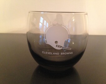 Vintage Cleveland Browns Rocks Glass