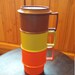 Vintage Tupperware drinking mugs Set of 3 Tupperware mugs. Tupperware beakers / cups. Stacking cups. C.