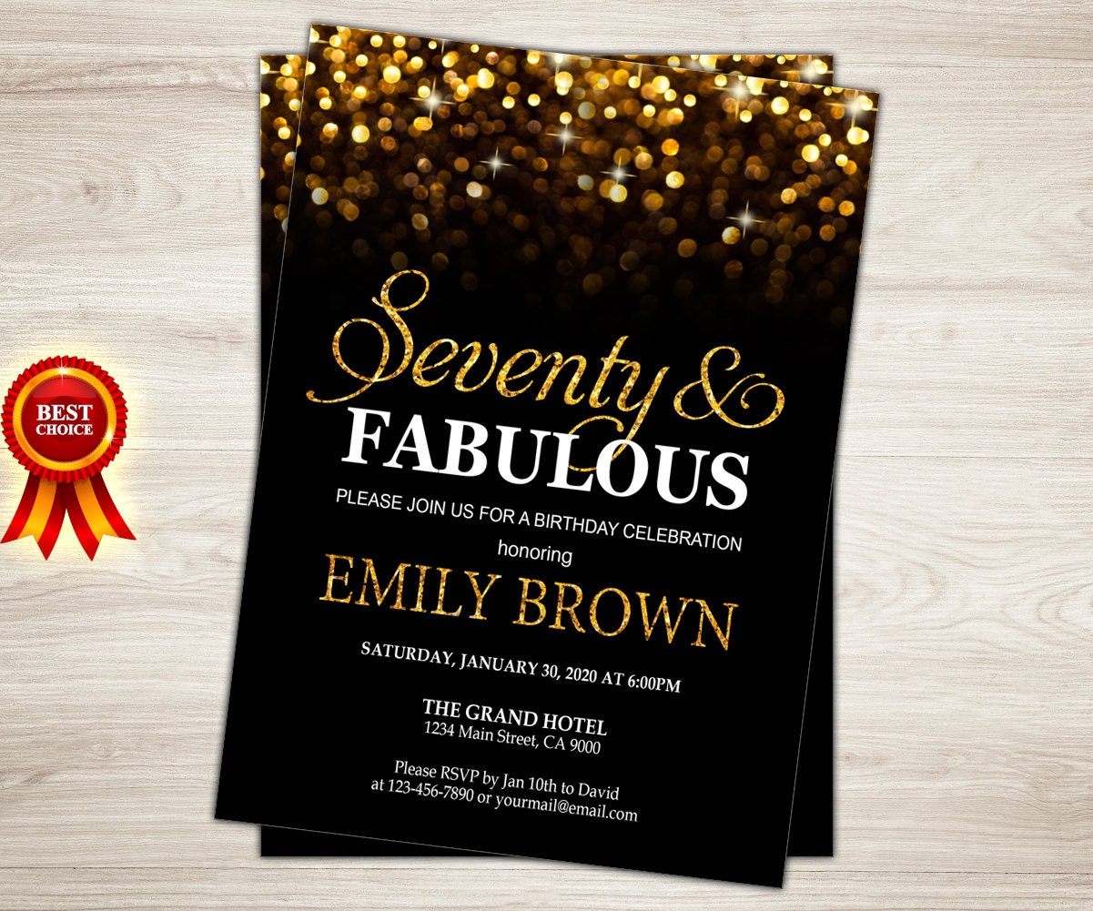 Invitations For 70Th Birthday Surprise Party Invitations For 70Th Birthday Surprise Party