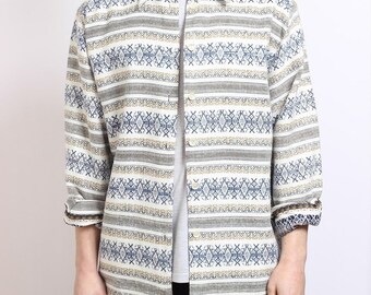 Vintage Aztec Navajo Festival Pattern Shirt