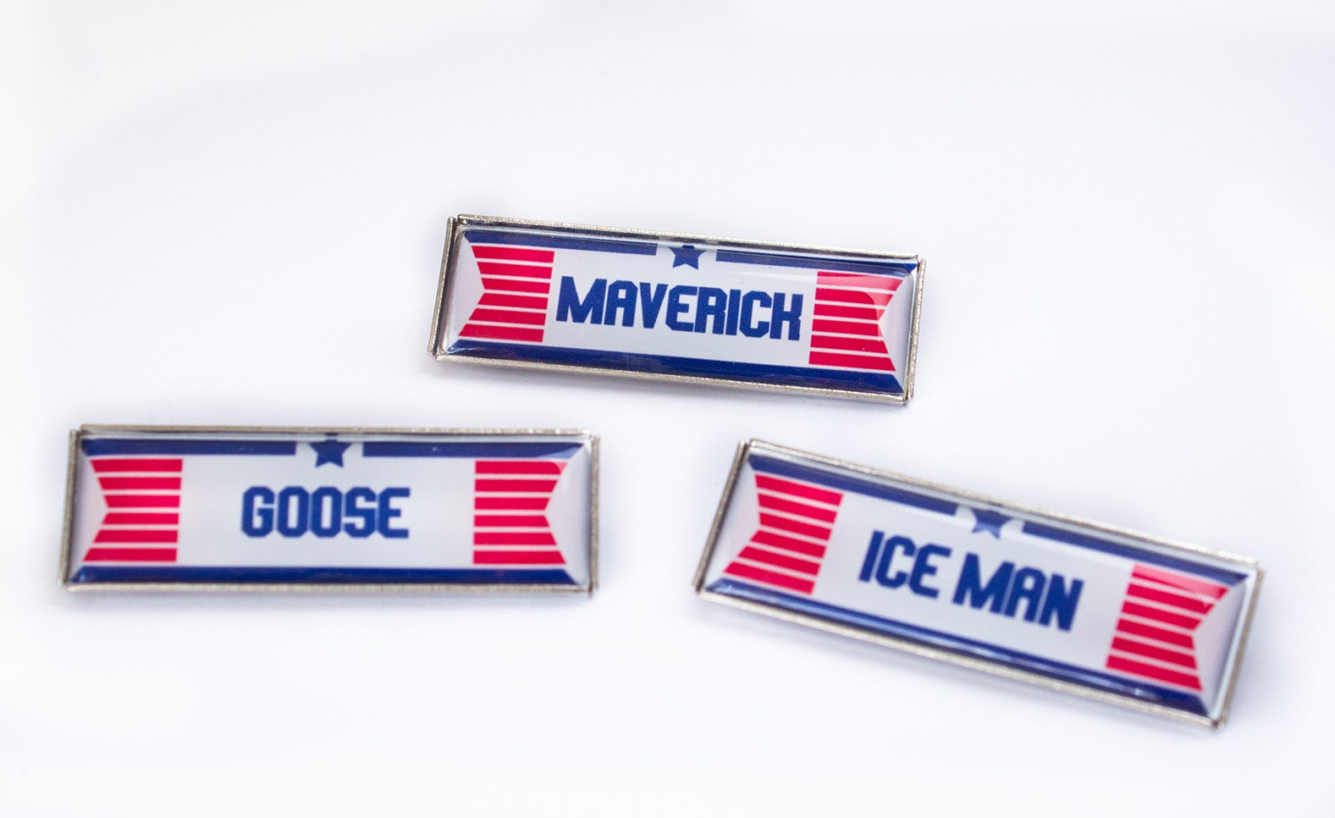 Top Gun Call Sign ID Badge Choose From Maverick Goose or Ice