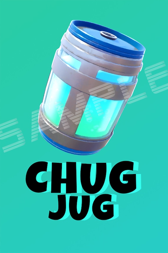 Fortnite Chug Jug Poster Digital File