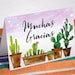 Muchas Gracias Card | Thank You Card | Matching Thank You Card | Fiesta | Cactus | Instant Download Thank You Card | Printable Thank You