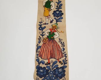 Swedish Scandinavian Bell Pull Hanging