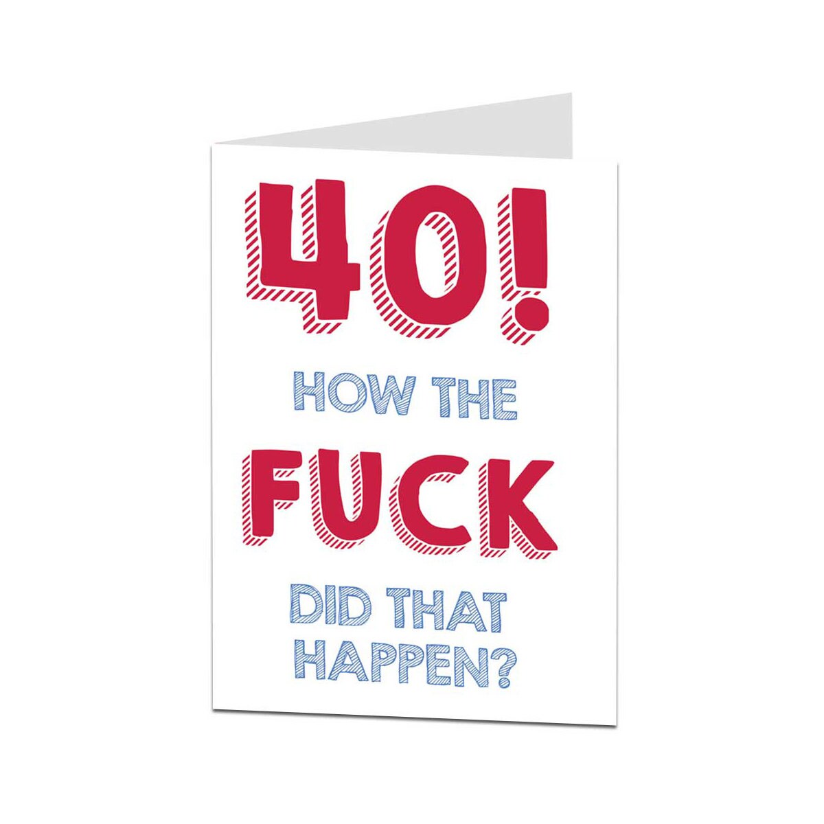 Son 40th Birthday Card