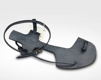 Handmade Leather Sandals Men's Genuine Leather and Vegetable