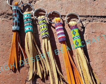 Peyote Beaded Keychains