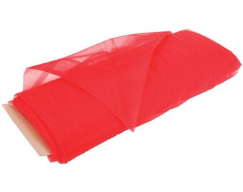 Fabric by the Yard - Red Tulle 108" Wide
