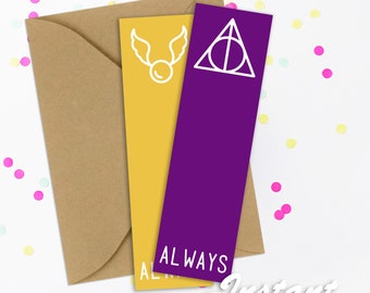 harry potter printable bookmarks