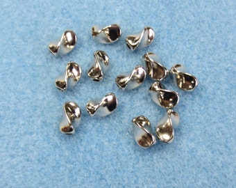 Nickle Twist Beads, 12 Beads - Item 637