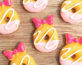 2 pcs.17x24mm.Miniature Cabochon Cookies,Miniature Cookies,Cabochon,Resin,Miniature Sweet,Mobile Accessories,Cabochon Cookies,Minnie