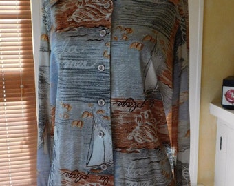 1970's Conversational Blouse