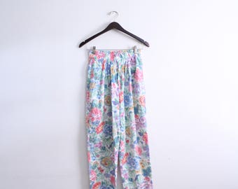Girly Flower 80s Summer Pants