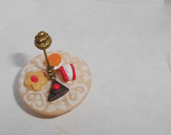 Miniature Petits Fours on Cake Server