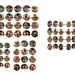 Digital images for cabochon or image transfer 2302