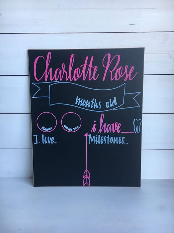 Monthly Baby Chalkboard