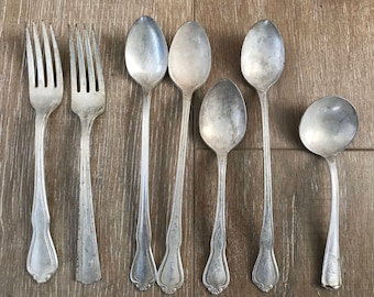 Vintage Silverware Mix Lot of 7
