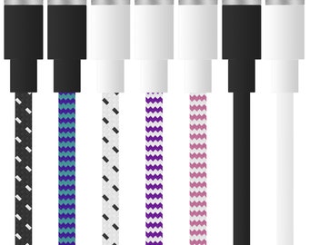 10ft/3m Super Heavy Duty 8pin to USB Charger Data Cable Cord Compatible w/ Lightning Port on iPhone 5, 6, 7 Plus, 8, X, iPad mini, iPod nano
