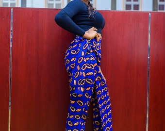 Salmuna African print Ankara trouser wrap