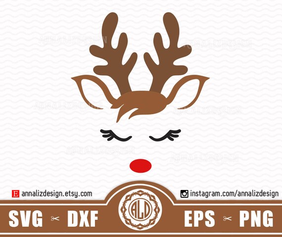 Download Reindeer svg Reindeer face svg Christmas reindeer svg Deer