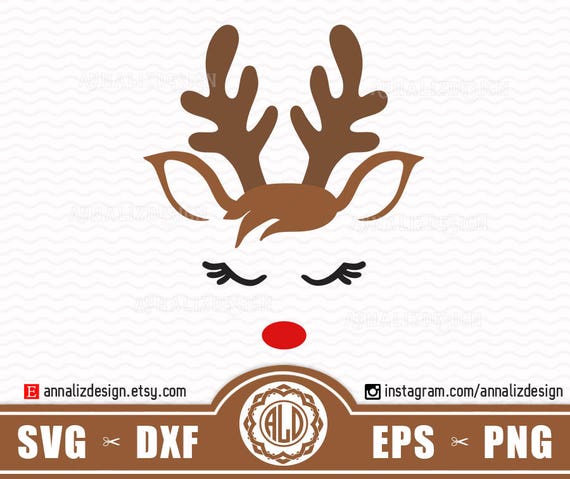 Download Reindeer svg Reindeer face svg Christmas reindeer svg Deer