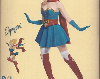 Simplicity 8185 Misses Supergirl Cosplay Costume UNCUT Sewing Pattern