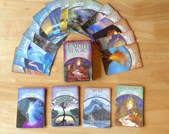 48 Oracle cards/ Oracle deck/ prediction cards/ tarot cards/ earth magic/ moon magic/ psychic spell/ green man/ fortune telling/ free spell