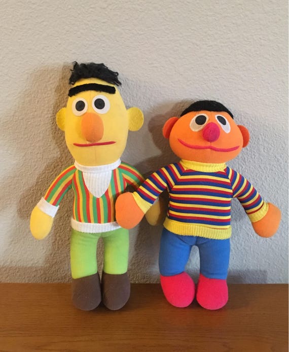 vintage bert and ernie dolls