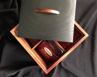 wood tea box