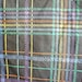 Vintage Retro 1990s Geometric Pattern Tartan Effect Pair Of Curtains, Fabric, Sewing Supplies, Material, Supplies, Home Decor, Hipster