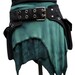 Utility belt two pockets, extra studs, metal buckle * Fanny Pack * Festival belt, bumbag, also plus size, waist pocket, steampunk hip bag