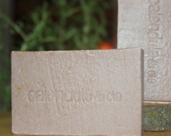 SOAP balancing red clay, handmade soap, organic olive oil