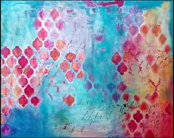 Wall Art, Abstract Painting, Acrylic Painting. Home Decor.