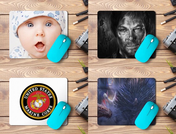 Custom Photo Mousepad , Print Logo or Any Design 9.25"X7.75"x1/4" Customized mouse pad Personalized mouse pad