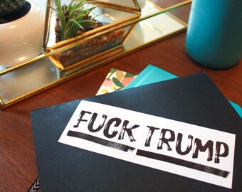 Drumpf.WTF "Fuck Trump" Anti-Trump, Pro-Free Speech Vinyl Sticker