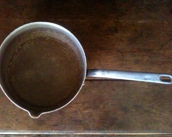 Vintage French Metal Large Cooking Pot circa 1950's / English Shop