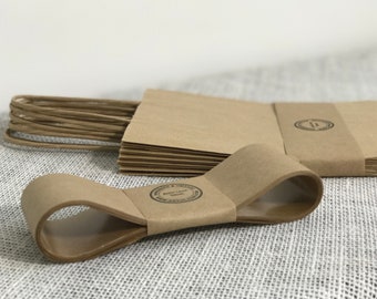 Kraft Paper Tape | 10m Gummed Paper Ribbon | Soap Packaging | Soap Bands | Product Packaging | Belly Bands | Belly Band Paper