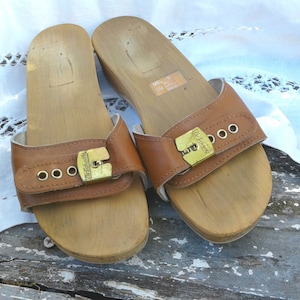 Wooden sandals | Etsy