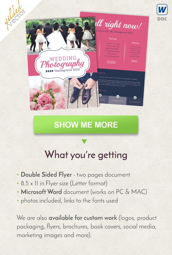 wedding flyers
