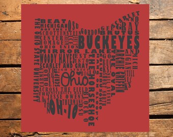 Ohio State Typography Digital File