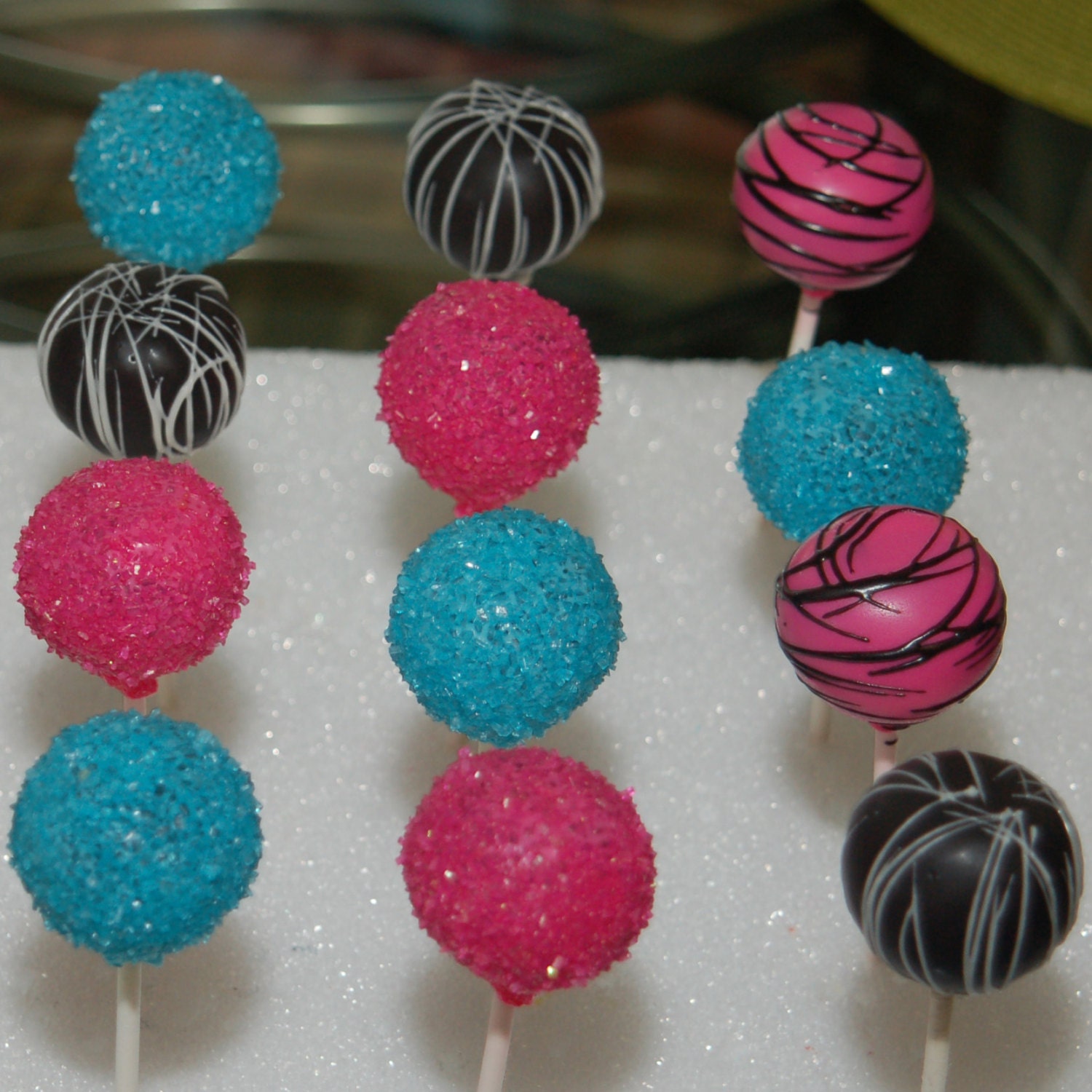 NEON Colors CAKE POPS all colors available Party Favors