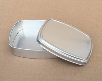 Small Metal Tin, 150ml Small Storage Tin Box, Small Organizer, DIY Container